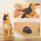 German Shepherd Building Set, 2632 Pieces, Pet Dog Model for Adults