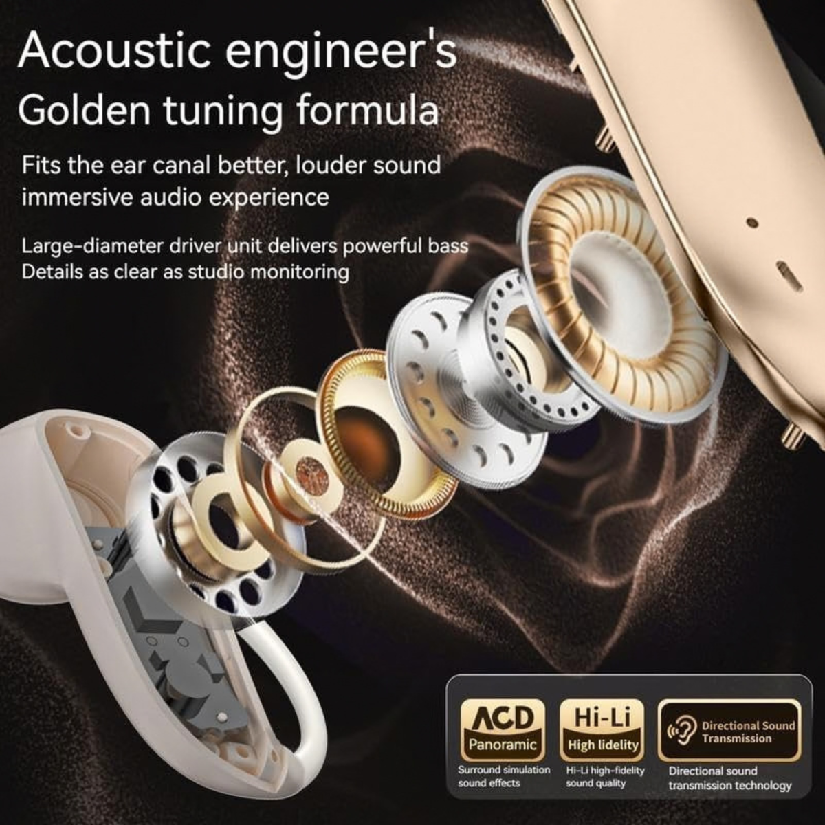 AI Translation Earbuds with Real-Time Translation in 144 Languages