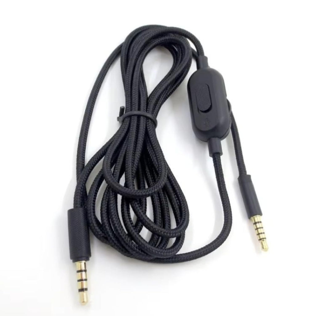 2M Replacement Audio Cable Compatible with Logitech G233 G433 G Pro G Pro X Wired Gaming Headset, 3.5mm AUX Headset Cable with Inline Volume Control & Microphone