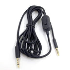 2M Replacement Audio Cable Compatible with Logitech G233 G433 G Pro G Pro X Wired Gaming Headset, 3.5mm AUX Headset Cable with Inline Volume Control & Microphone