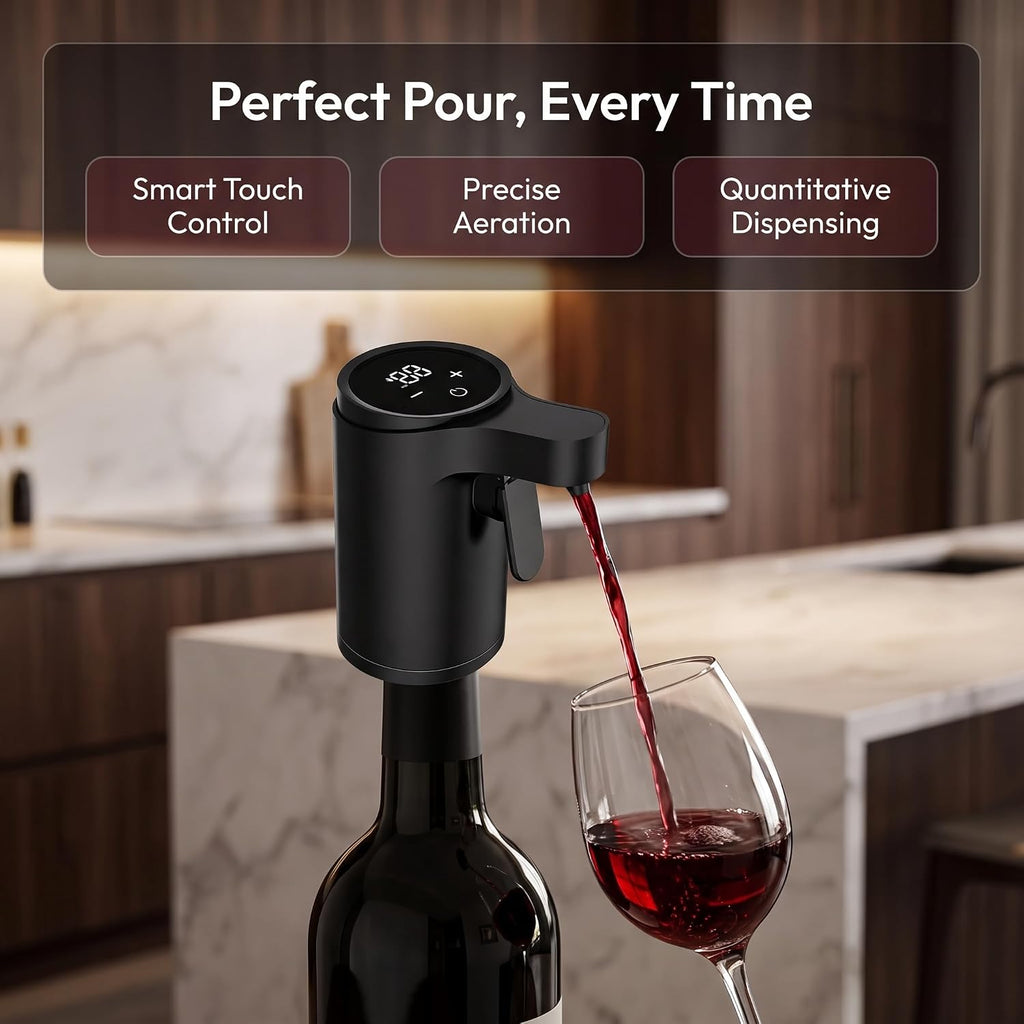 Rechargeable Bottle Top Pourer,Electric Whisky Dispenser