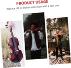 Violin Bow with Horse Hair Student Violin Bow Red Sandalwood Comfortable Use Great and Practice