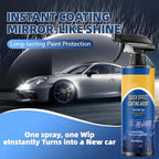 Car Coating Spray Quick Shine Protection For Auto Surfaces (3 Pcs) Creates A Glossy Finish While Refreshing Vehicle Surfaces Without Traditional Washing Steps.