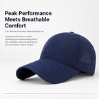 Sunscreen Breathable Baseball Cap Quick Dry Mesh Hat for Running Stay Comfortable During Outdoor Activities With A Breathable Cap Designed For Running, Golf And Daily Wear