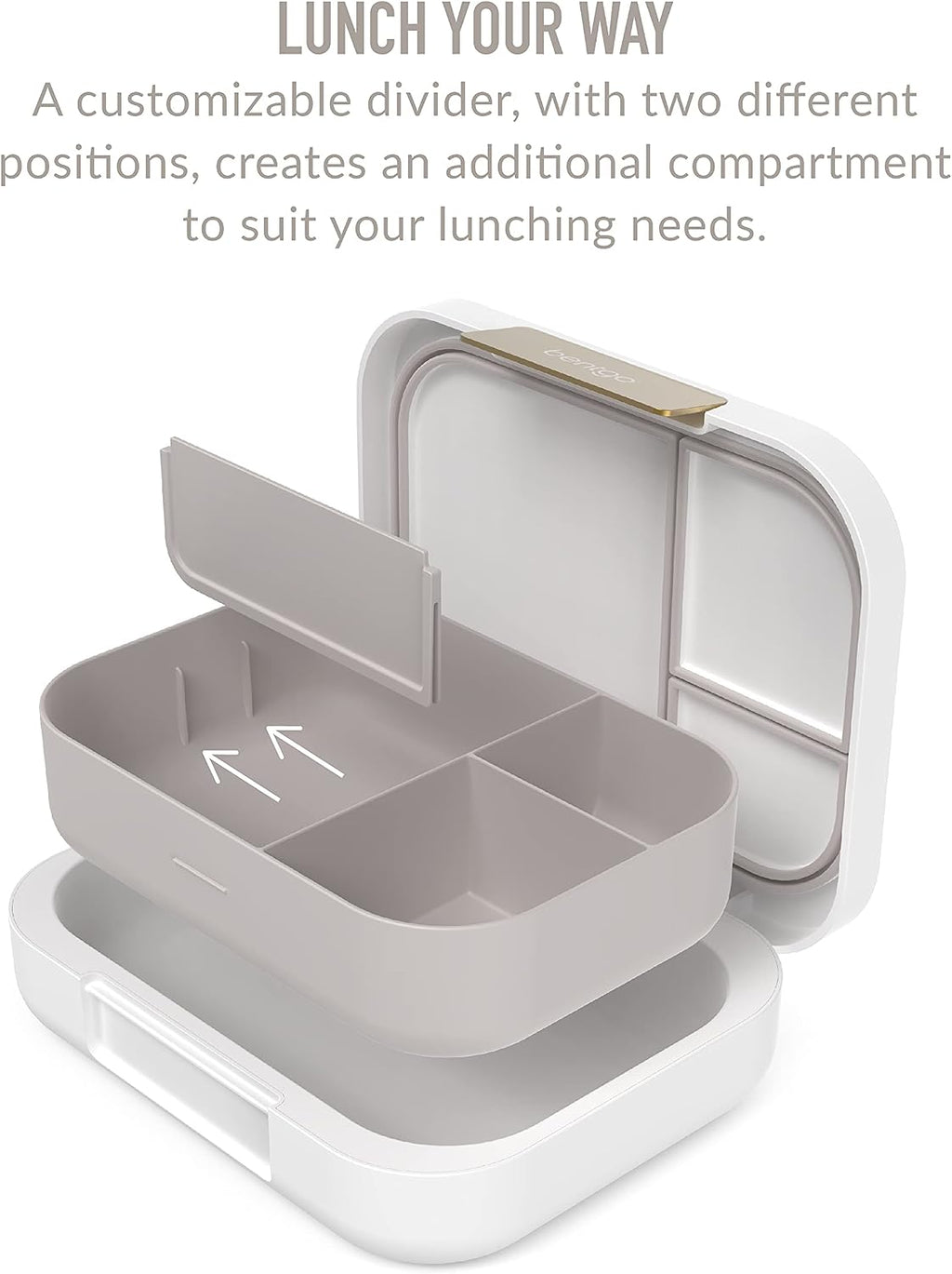 Modern Bento-Style Lunch Box Set With Reusable Snack Cup