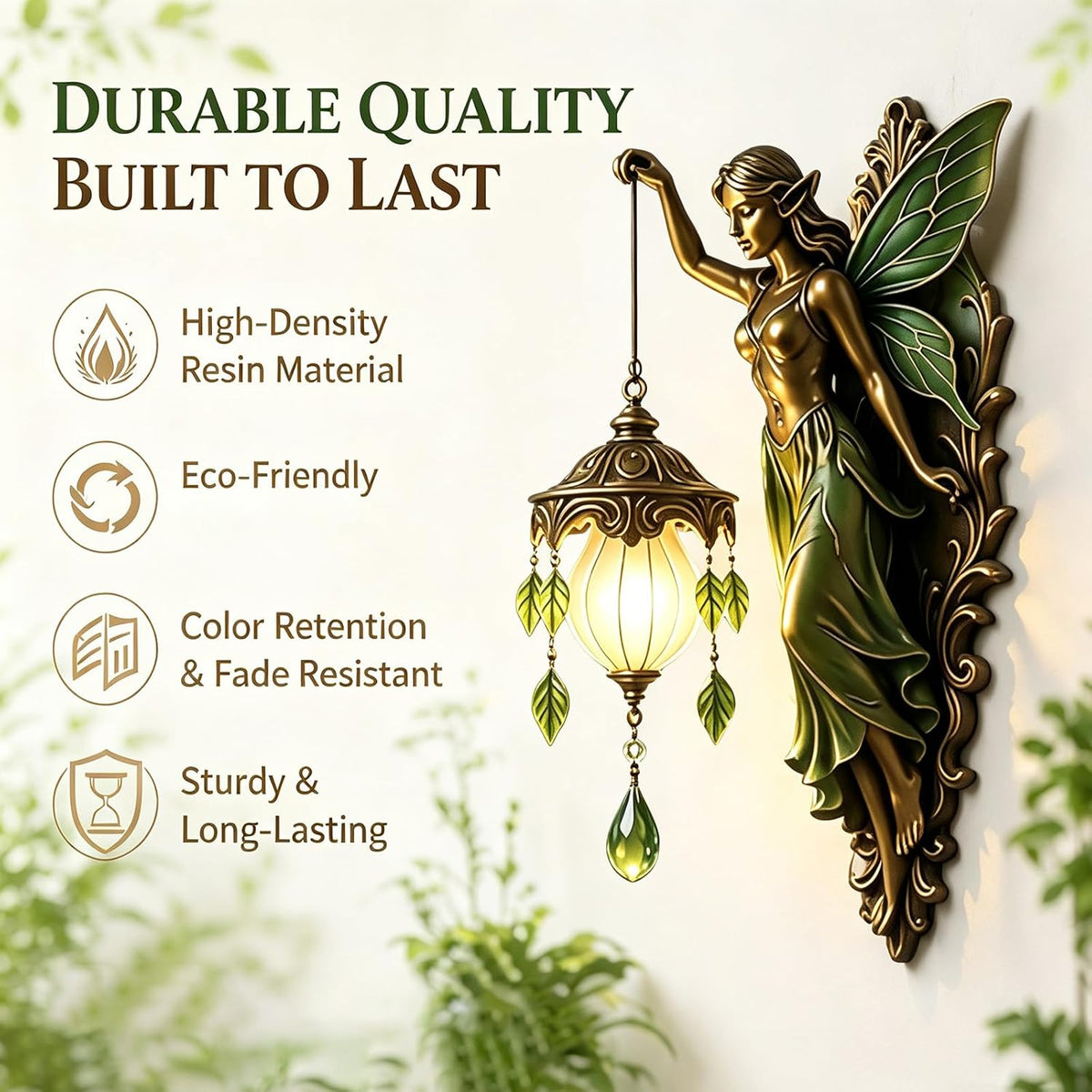 Fairy Lamp & Lantern – Vintage Wall Sconce Light，Fairy