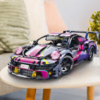 1:10 Sport Race Car Building Set, 1,611-Piece Supercar Model Kit