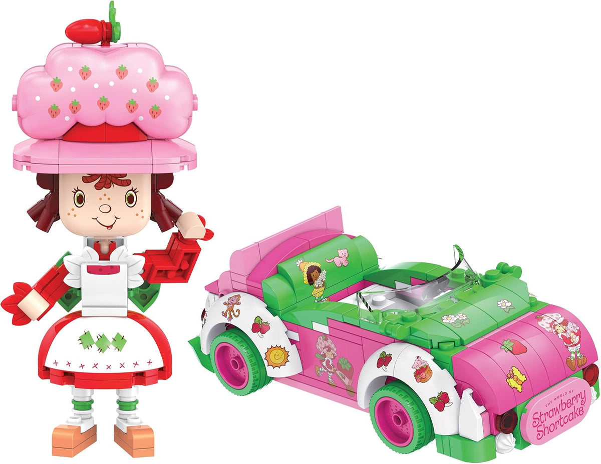 Strawberry Shortcake Berry Cruiser Building Kit, 362-Piece Figure & Car Set