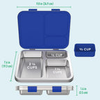 Kids Stainless Steel Lunch Box and Water Bottle Set