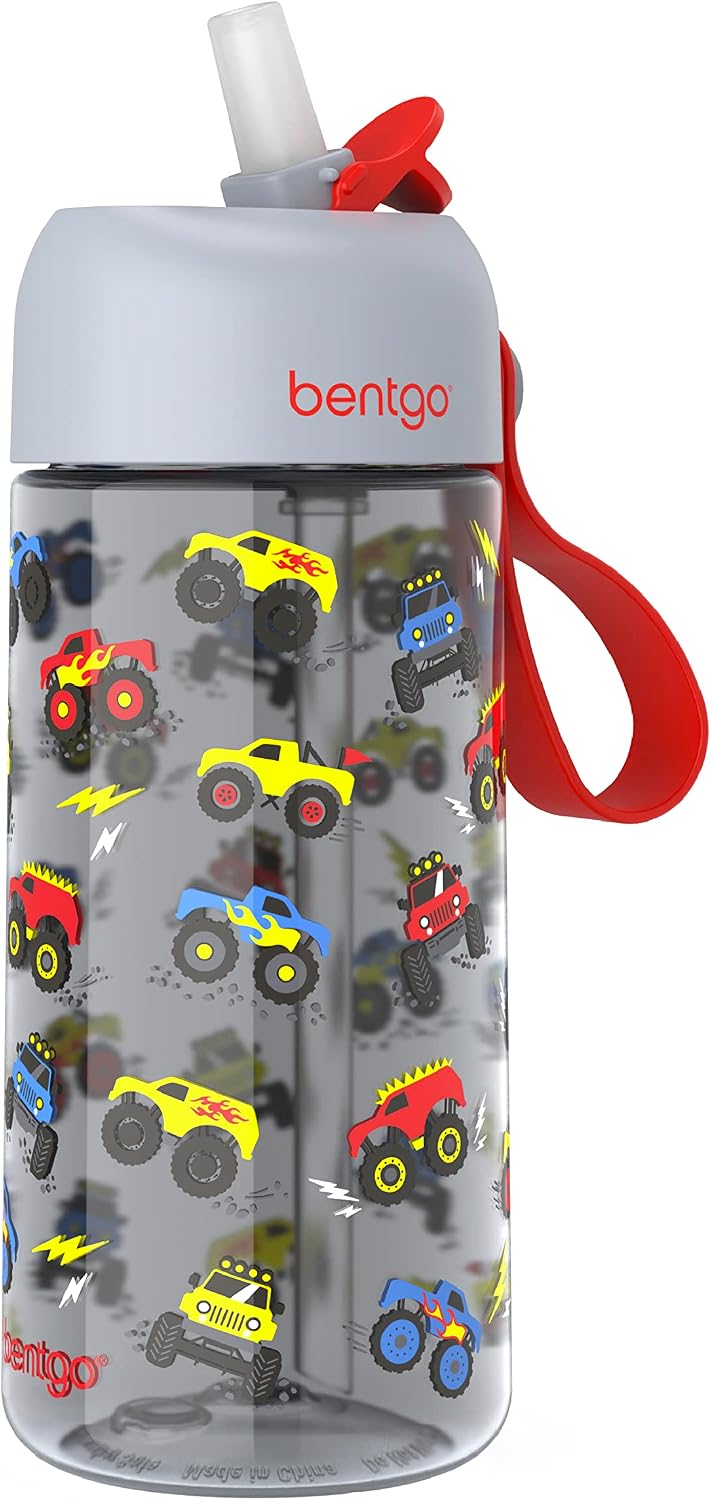 Kids Prints Lunch Box Kids Water Bottle - New & Improved