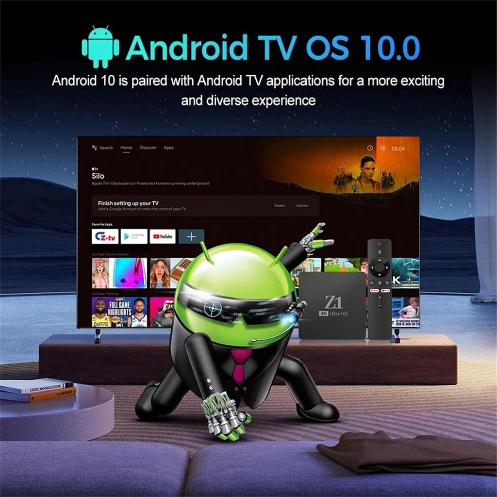 Z1 Android 11 TV Box 4K HD Smart Media Player Dual WiFi