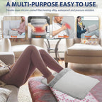 Electric Foot Warmer, Double-Sided Foot Heating Pad with LCD Displa