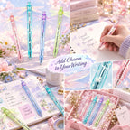 Dragonfly Pen, Dragonfly Writing Pen with 0.5mm Tip, 5.7-Inch Plastic Body