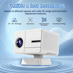 P50 4K Bluetooth WiFi Projector, 400 ANSI Android 11 1080P Portable LED Projector