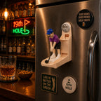 Fun Golf Bottle Opener Game with Cap Launcher for Home Bar