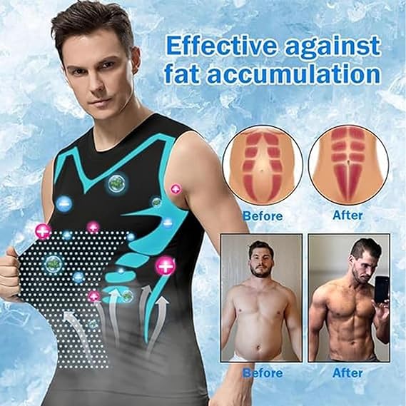Men's Compression Shirt Vest, Quick-Dry Breathable Sleeveless Shirts, Feel The Power of Confidence, Shape & Control
