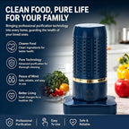 Wireless Fruit and Vegetable Cleaner with OH-ion Purification Food Washer