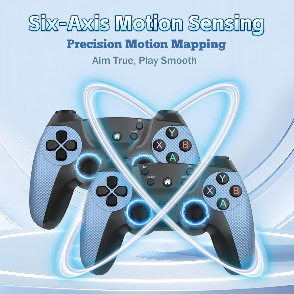 HKOORLAMULS 2.4G Wireless Dual Gamepad, White