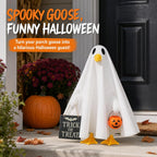 Porch Goose Ghost Costume, Funny Halloween Outfit for Lawn Statue
