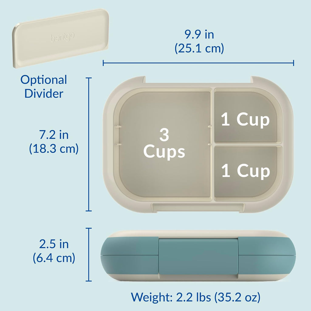 Chill Set With Max (Bone & Glacier Blue) and Mini Lunch Box (Crisp Grays)