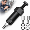 Grease Fitting Cleaning Tool, M10 Screw-Driven Grease Zerk Cleaner (Shot Rod with Adapter)