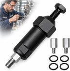 Grease Fitting Cleaning Tool, M10 Screw-Driven Grease Zerk Cleaner (Shot Rod with Adapter)