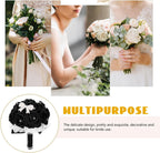 Artificial Flower Bouquet Bridal Bouquet for Bride Wedding Fake for Ceremony Bridal Shower Engagement Party Simulated Flowers Home Decor 9.44 X 6.29 X 6.29 in