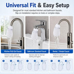 Universal Faucet Cotton Bag, Kitchen Sink Mesh Cotton Sleeve Strainer, Soft Water Flow Anti-Splash Faucet Straining Bag for Kitchen & Bathroom Sink Use (300pcs)
