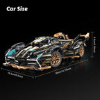1:14 Sport Racing Car Building Blocks, Supercar MOC Model Kit