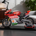 1:10 Motorcycle Building Set, 883-Piece Model Kit with Display Stand