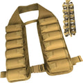 12-Pack Drink Vest, Brown Adjustable Canvas Beer Holder Vest with Pockets