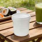 Summer Plastic Buckets Handles: 1 Gallon Lidded Buckets Food Grade Storage Handles for Farm Camping Outdoor Activities