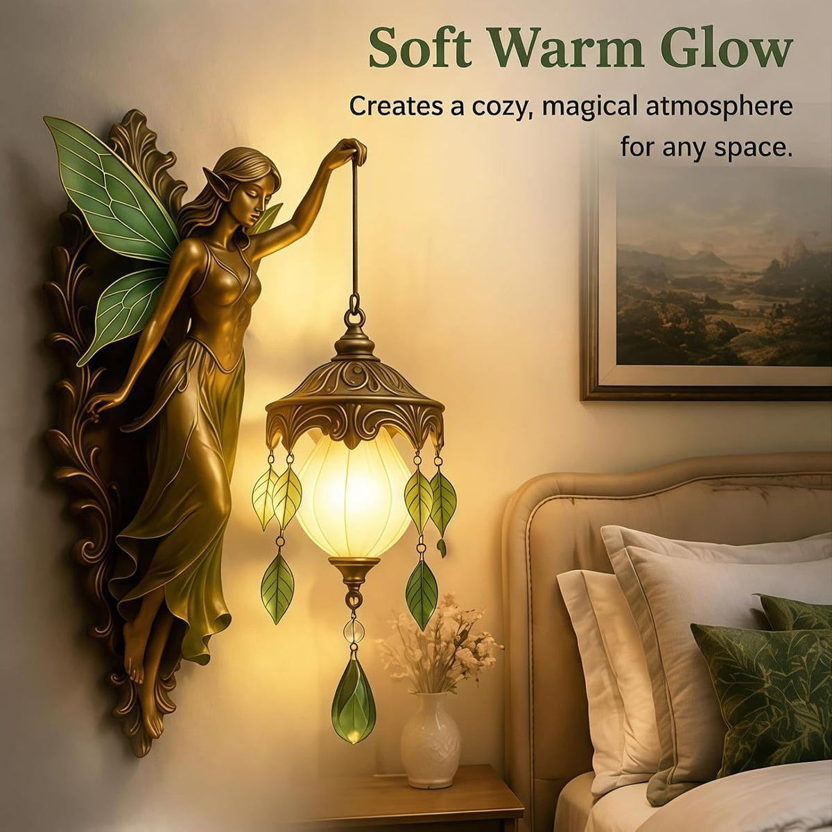 Fairy Lamp & Lantern – Vintage Wall Sconce Light，Fairy