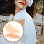Silicone Adhesive Shoulder Pads for Women 2 Pairs Anti Slip Shoulder Shaping for Tops and Clothing, Smooth Look under Outfits, Photo Shoots and Social Outings