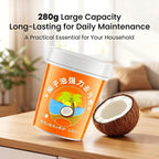 Coconut Oil Cleaning Paste, All Purpose Coconut Oil Cleaning Paste with Sponge for Kitchen, Stainless Steel, Wood Furniture and Leather (1pcs)