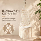 Macrame Cat Bed Hanging, Handwoven Boho Hanging Cat Bed