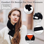 Heated Neck Wrap, Cordless Heating Pad with 5000mAh Power Bank
