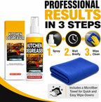 Grill Degreaser Spray Heavy Duty Cleaner For Outdoor Grills (2 Pcs) Cuts Through Tough Grease And Residue For Grills, Smokers, And Outdoor Cooking Areas