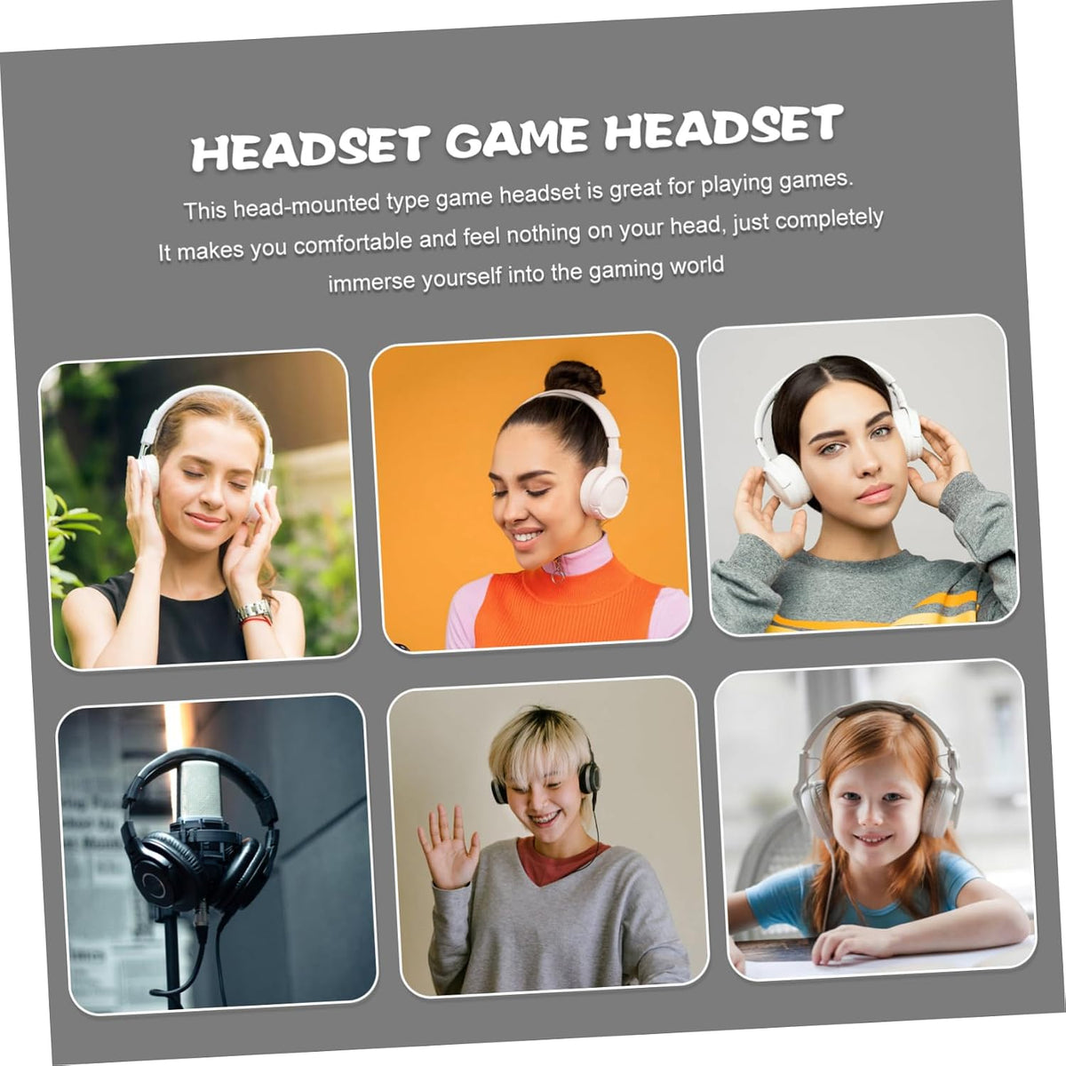 i3000 Gaming Headset with Mic, Black Plastic Over Ear Computer Stretchable Fit, Wired Use, Omnidirectional Microphone, Luminous Style, Gaming Scenario, Long Wear Comfort