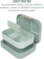 Modern Bento-Style Lunch Box Set With Reusable Snack Cup