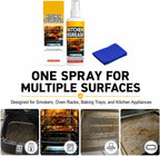 Grill Degreaser Spray Heavy Duty Cleaner For Outdoor Grills (2 Pcs) Cuts Through Tough Grease And Residue For Grills, Smokers, And Outdoor Cooking Areas