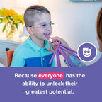 Dental Bite Blocks Kit - Jaw Grading for Optimal Oral Motor Skills Development | Suitable for Kids and Adults Seeking Enhanced Jaw Stability and Control - Purple (2 Pack)