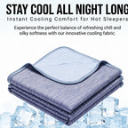 Cooling Blanket Lightweight Summer Bedding for Bed Couch Travel (Purple,200 * 220CM)
