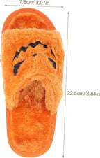 Pumpkin Plush Slippers Costume Cute Slippers Home Slippers Halloween Pumpkin Slipper Animatronic Spooky