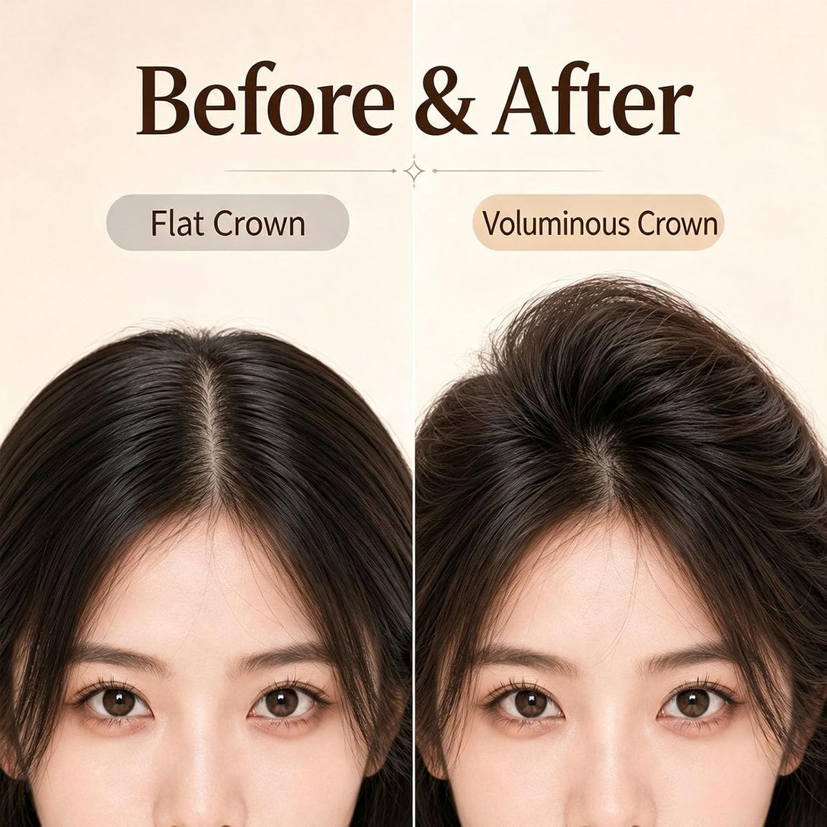Root Lifter Hair Clip Heated Styling Tool For Hair Volume (Off White) Adds Lift At Hair Roots For Fuller Looking Styles, Ideal For Fine And Thick Hair