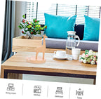 Solid Wood Giraffe Phone Stand Wooden Desk Phone Holder Cartoon Lazy Desktop for Home Office Use