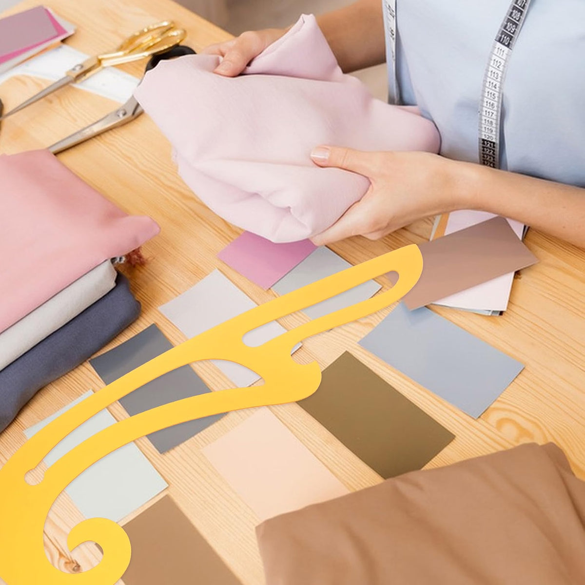 Sewing Ruler Flexible Curve Ruler for Armhole Drafting Clothing Proofing and Fabric Cutting Template Tool for Garment Design 16.33 in