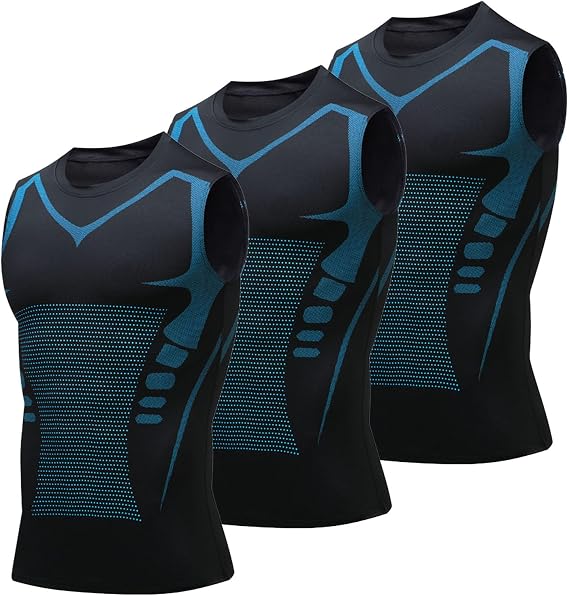 Men's Compression Shirt Vest, Quick-Dry Breathable Sleeveless Shirts, Feel The Power of Confidence, Shape & Control
