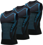 Men's Compression Shirt Vest, Quick-Dry Breathable Sleeveless Shirts, Feel The Power of Confidence, Shape & Control