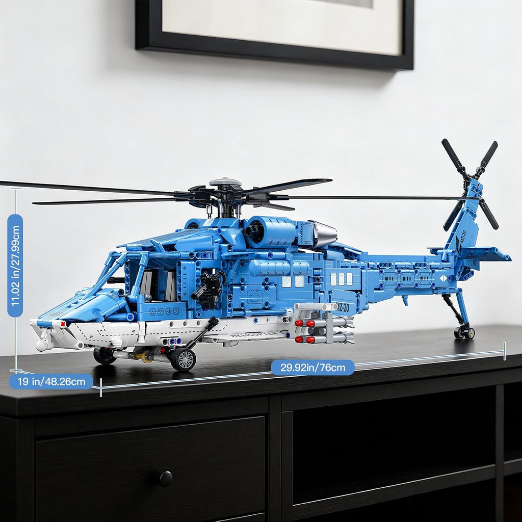 RC Helicopter Building Set, Remote-Control Helicopter Model Kit
